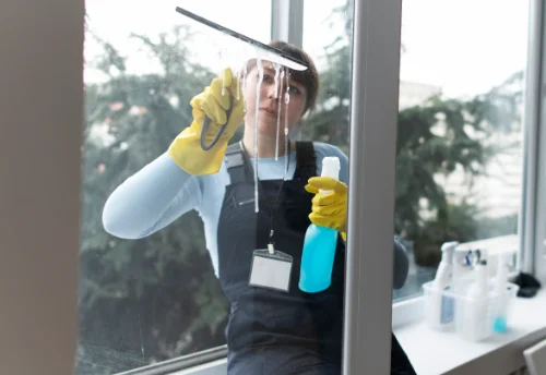 Nettoyage de vitres intérieures et extérieures à Montain